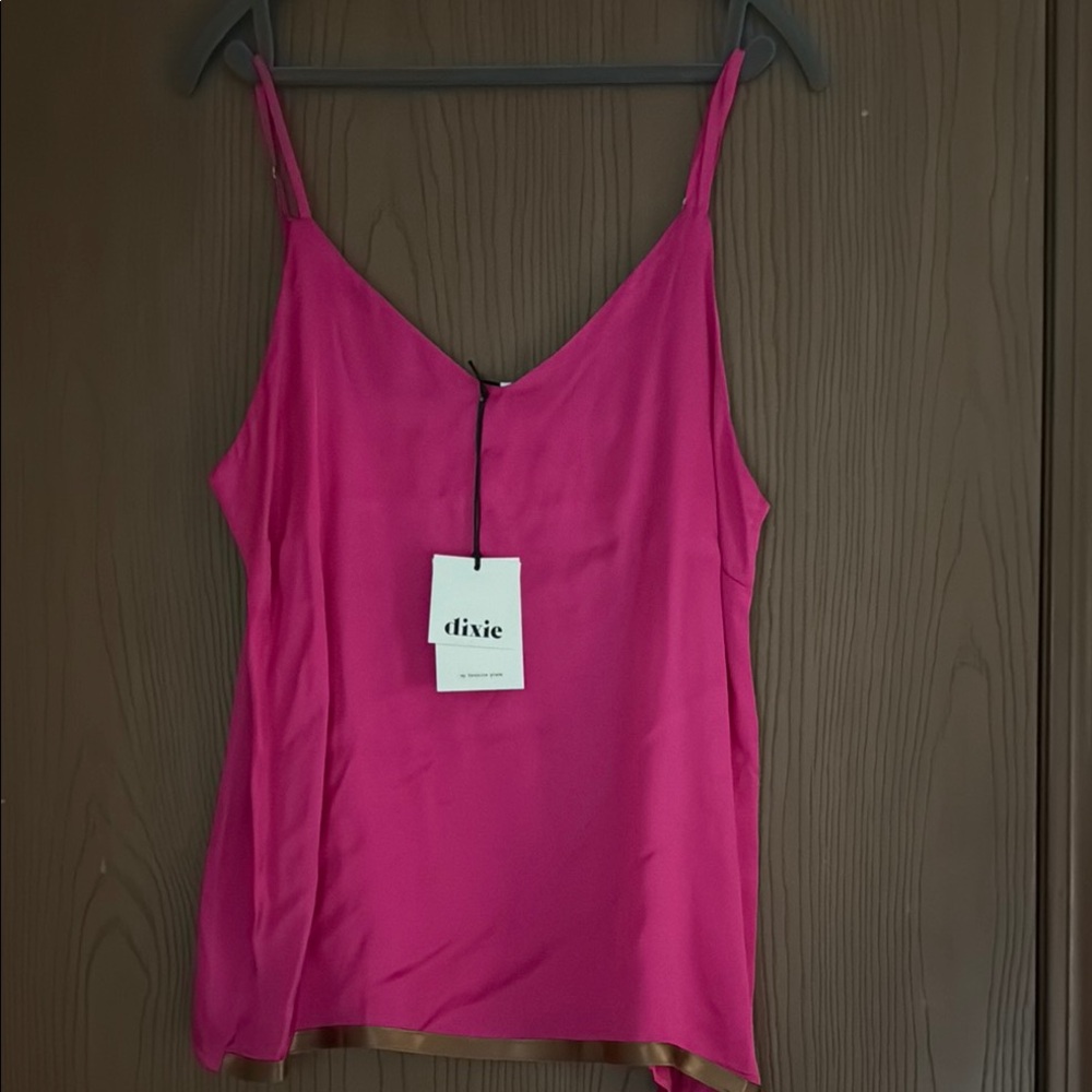 Dixie Fuchsia Satin Camisole